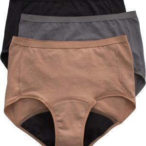 Women's Comfort, Period. Boyshorts Period Underwear, 3-pack